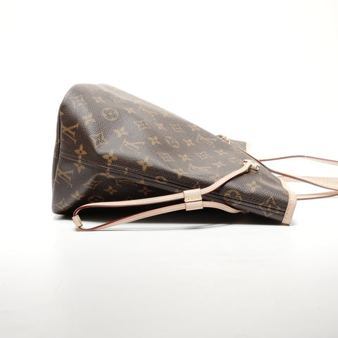 LOUIS VUITTON Monogram Neverfull MM Tote Bag Brown WS24675
