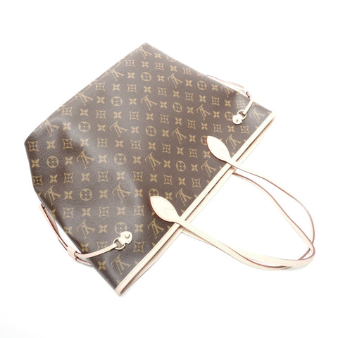 LOUIS VUITTON Monogram Neverfull MM Tote Bag Brown WS24675