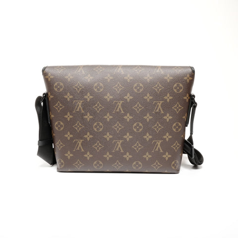 LOUIS VUITTON 2020 Monogram Macassar Magnetic Messenger Bag Umhängetasche Braun WS24677