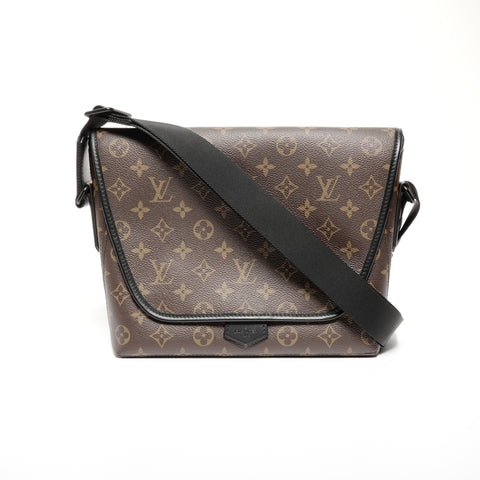 LOUIS VUITTON 2020 Monogram Macassar Magnetic Messenger Bag Shoulder Bag Brown WS24677