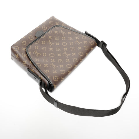 LOUIS VUITTON 2020 Monogram Macassar Magnetic Messenger Bag Shoulder Bag Brown WS24677