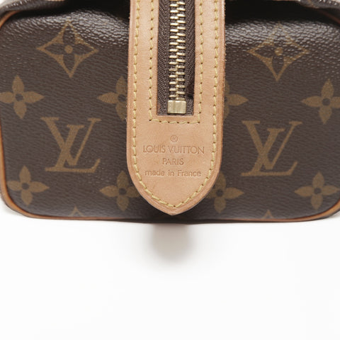 LOUIS VUITTON Monogram Truth Pat Presion Pouch Brown WS24678