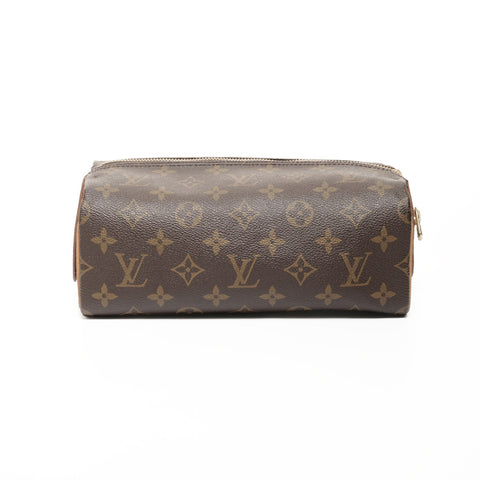 LOUIS VUITTON Monogram Truth Pat Presion Pouch Brown WS24678
