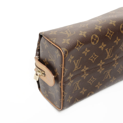 LOUIS VUITTON Monogram Truth Pat Presion Pouch Brown WS24678