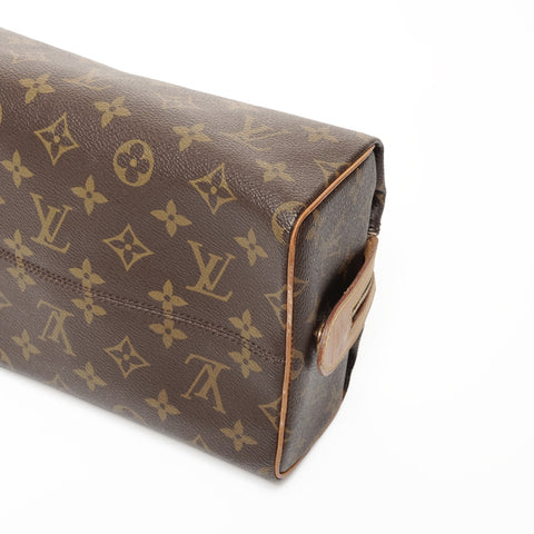 LOUIS VUITTON Monogram Truth Pat Presion Pouch Brown WS24678