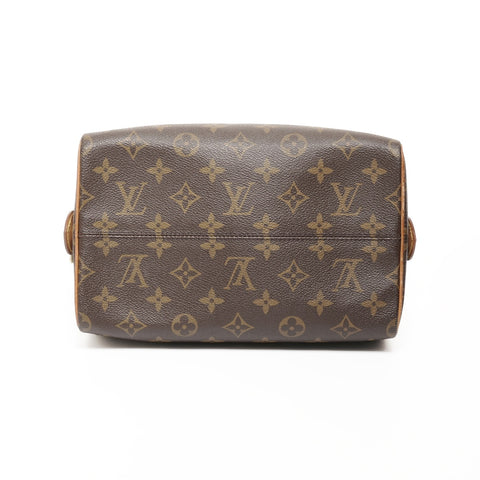 LOUIS VUITTON Monogram Truth Pat Presion Pouch Brown WS24678