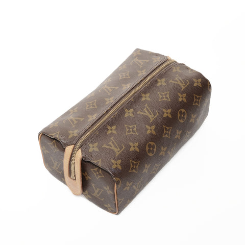 LOUIS VUITTON Monogram Truth Pat Presion Pouch Brown WS24678