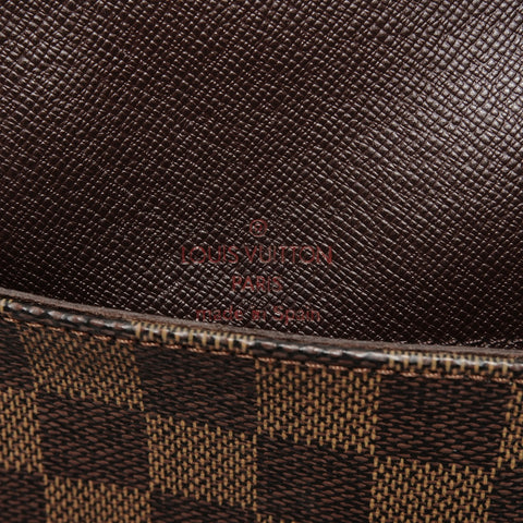 LOUIS VUITTON 2004 Damier Musette Tango Long Shoulder Shoulder Bag Brown WS24679