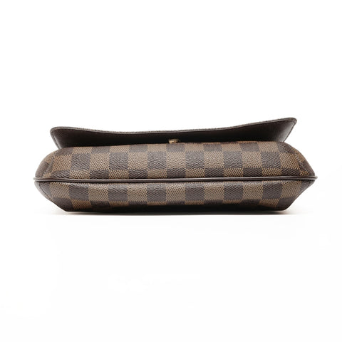 LOUIS VUITTON 2004 Damier Musette Tango Long Shoulder Shoulder Bag Brown WS24679