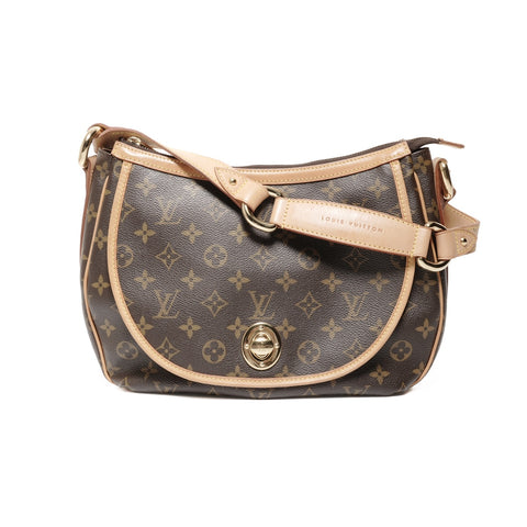 LOUIS VUITTON 2006 Tolum PM Monogram Shoulder Bag Brown WS24680