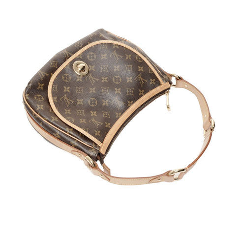 LOUIS VUITTON 2006 Tolum PM Monogram Shoulder Bag Brown WS24680