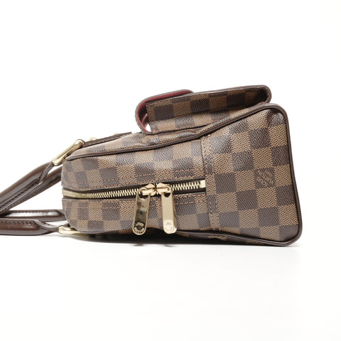 LOUIS VUITTON 2008 Damier Manhattan PM Handbag Brown WS24681