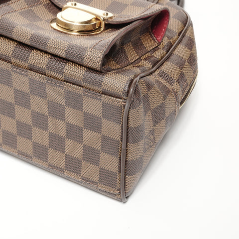 LOUIS VUITTON 2008 Damier Manhattan PM Handbag Brown WS24681