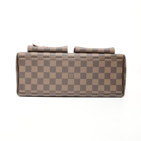 LOUIS VUITTON 2008 Damier Manhattan PM Handbag Brown WS24681