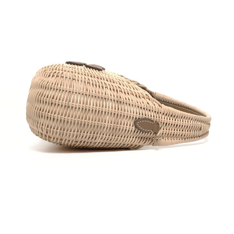 Miu Miu Basket bag 2way Handbag beige WS24684