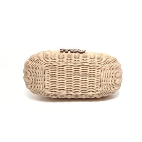 Miu Miu Basket bag 2way Handbag beige WS24684