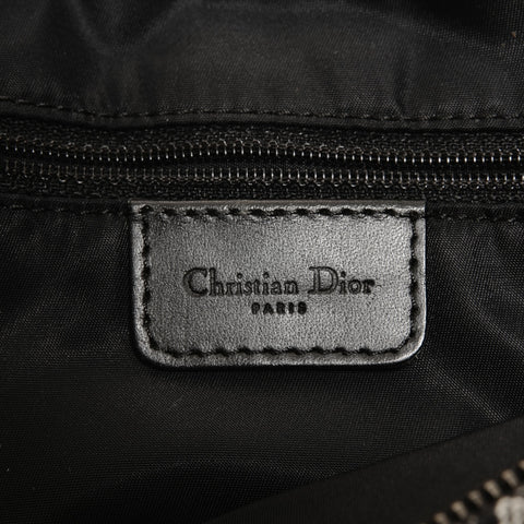 Christian Dior Trotter Canvas Shoulder Bag black WS24688