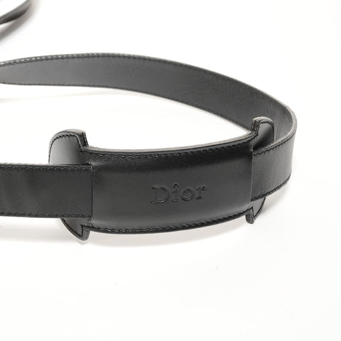 Christian Dior Trotter Canvas Shoulder Bag black WS24688