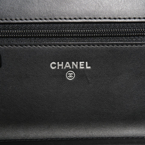 CHANEL No. 19 Cambon Line Chain Wallet 2014 Shoulder Bag black WS24691