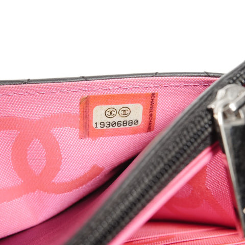 CHANEL No. 19 Cambon Line Chain Wallet 2014 Shoulder Bag black WS24691