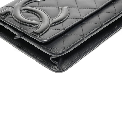 CHANEL No. 19 Cambon Line Chain Wallet 2014 Shoulder Bag black WS24691