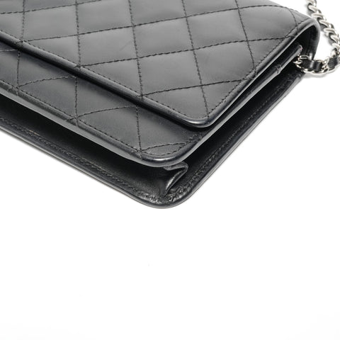 CHANEL No. 19 Cambon Line Chain Wallet 2014 Shoulder Bag black WS24691