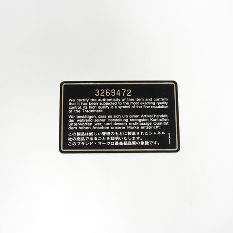 CHANEL No. 3 Diana Small Lambskin 1994-1996 Shoulder Bag black WS24692