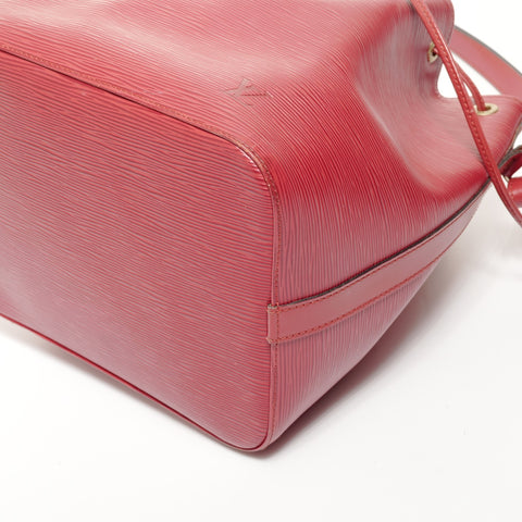 LOUIS VUITTON 1995 Epi Noe Shoulder Bag Red WS24694