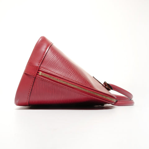 LOUIS VUITTON 2000 Epi Alma PM Handbag Red WS24695