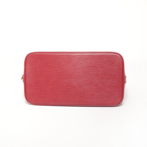 LOUIS VUITTON 2000 Epi Alma PM Handbag Red WS24695