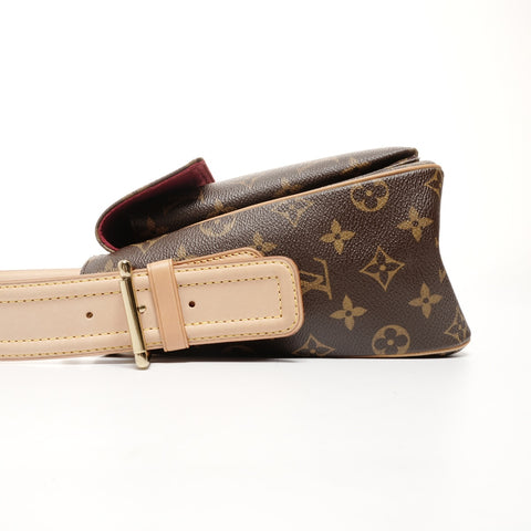 LOUIS VUITTON Monogram Viva Cite GM Shoulder Bag Brown WS24699