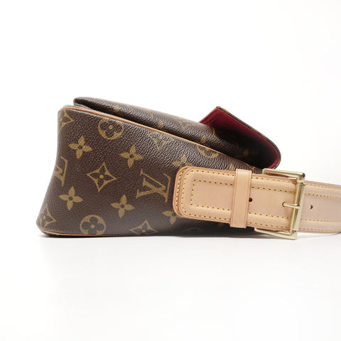 LOUIS VUITTON Monogram Viva Cite GM Shoulder Bag Brown WS24699