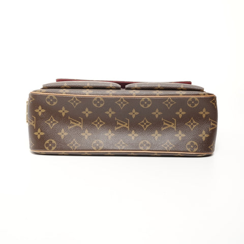 LOUIS VUITTON Monogram Viva Cite GM Shoulder Bag Brown WS24699