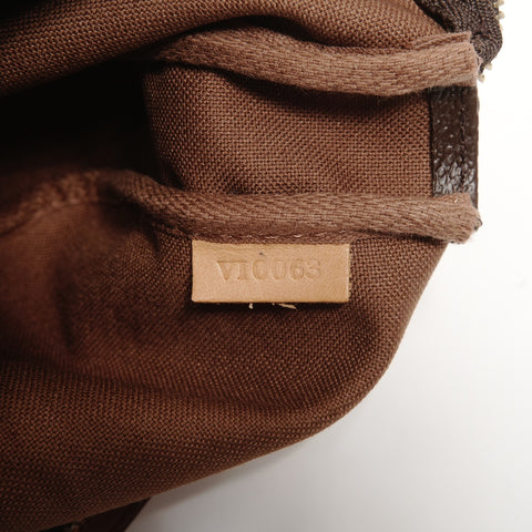 LOUIS VUITTON 2003 Monogram Pochette Accessoires Shoulder Bag Brown WS24701