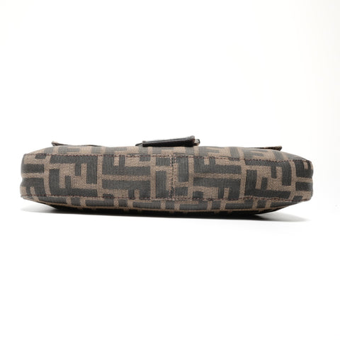 FENDI Zucca Mamma Bucket Shoulder Bag Brown WS24706