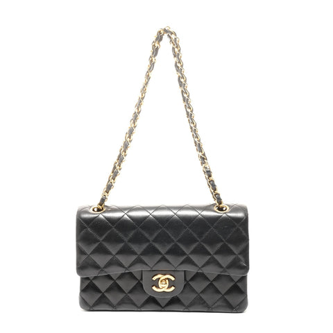 CHANEL 0 Series 1986-1988 Lambskin Mini Matelasse 9.1