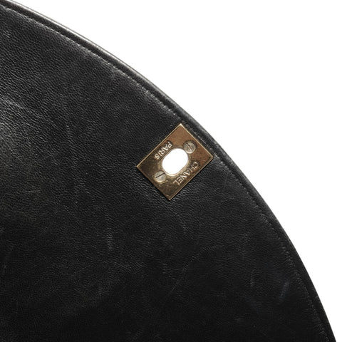 CHANEL No. 3 1994-1996 Diana Small Lambskin Shoulder Bag black WS24711