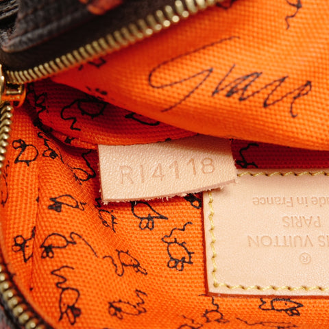 LOUIS VUITTON 2018 Monogram Catgram Umhängetasche Braun WS24713