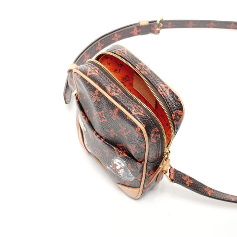 LOUIS VUITTON 2018 Monogram Catgram Umhängetasche Braun WS24713