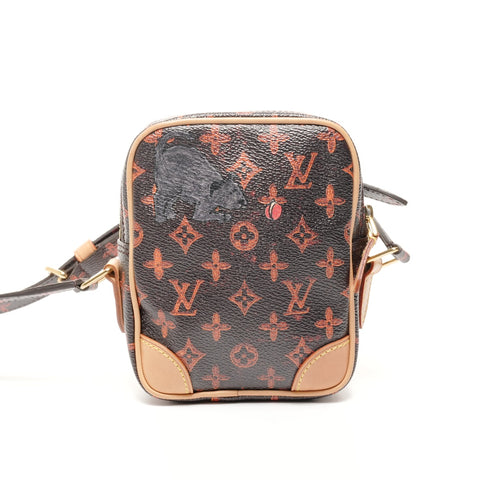 LOUIS VUITTON 2018 Monogram Catgram Shoulder Bag Brown WS24713