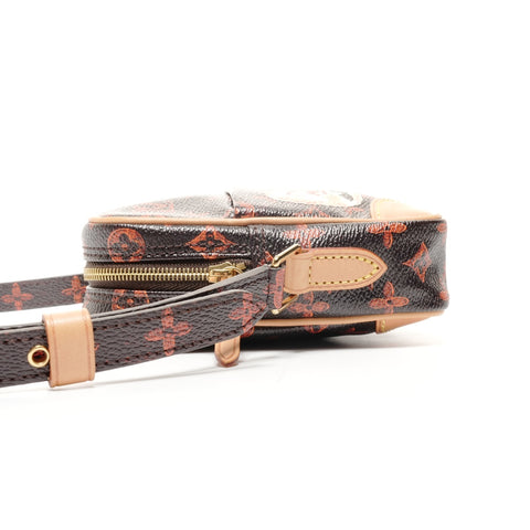 LOUIS VUITTON 2018 Monogram Catgram Shoulder Bag Brown WS24713