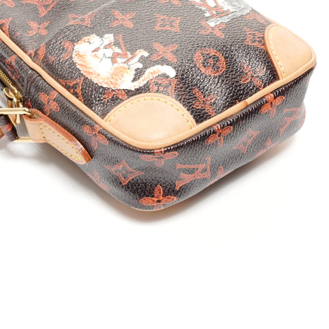 LOUIS VUITTON 2018 Monogram Catgram Shoulder Bag Brown WS24713