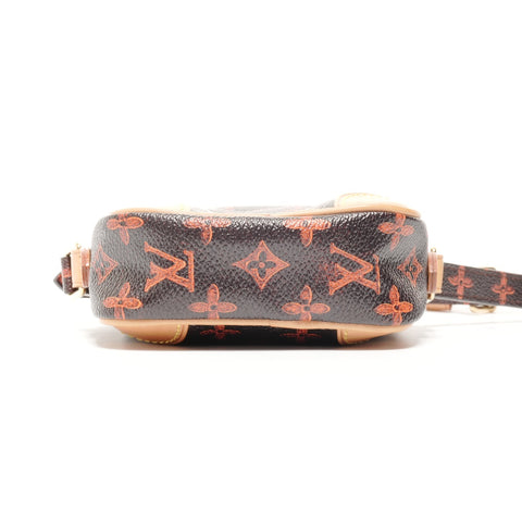 LOUIS VUITTON 2018 Monogram Catgram Shoulder Bag Brown WS24713