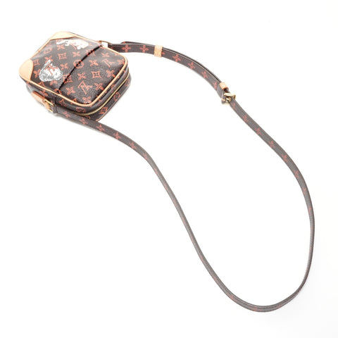 LOUIS VUITTON 2018 Monogram Catgram Shoulder Bag Brown WS24713