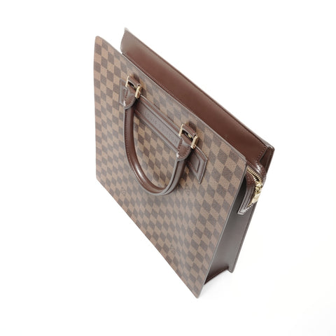 LOUIS VUITTON 2001 Damier Venice GM Handbag Brown WS24714