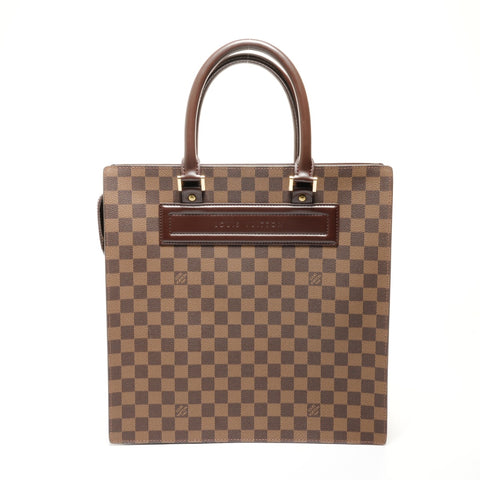 LOUIS VUITTON 2001 Damier Venice GM Handbag Brown WS24714