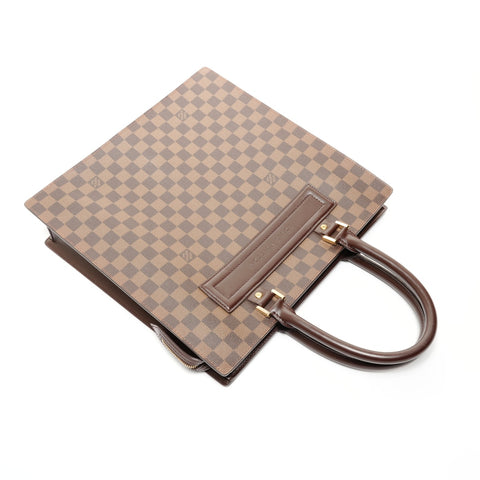 LOUIS VUITTON 2001 Damier Venice GM Handbag Brown WS24714