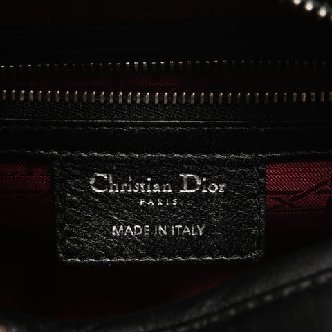Christian Dior Lady Dior Medium Lambskin Handbag black WS24715