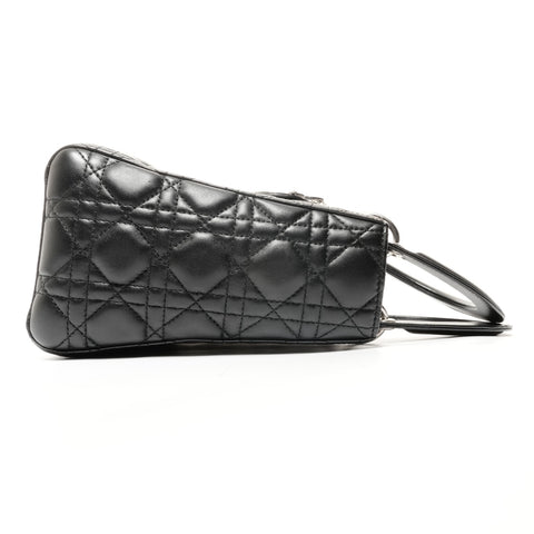 Christian Dior Lady Dior Medium Lambskin Handbag black WS24715