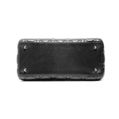 Christian Dior Lady Dior Medium Lambskin Handbag black WS24715